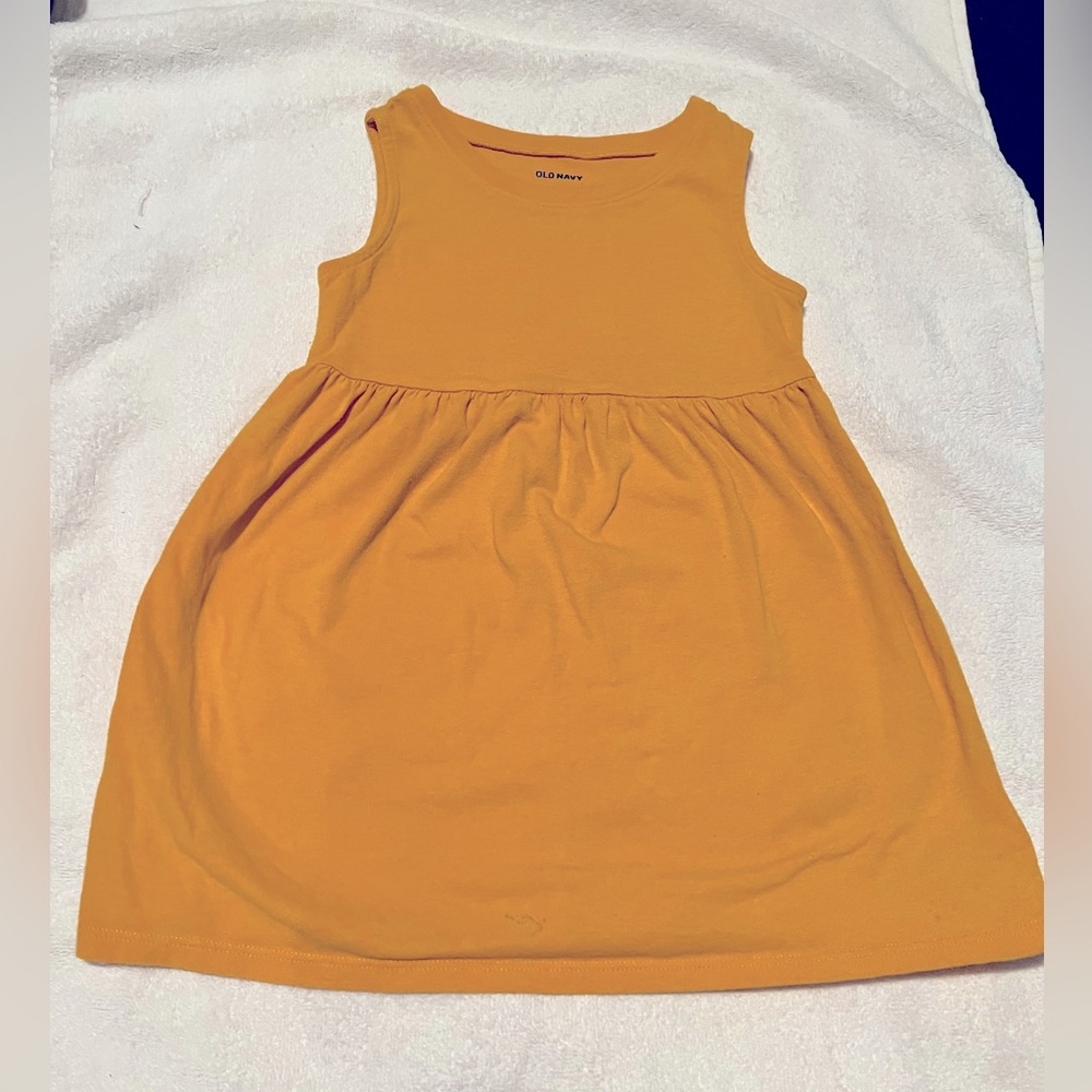 Old Navy Orange Sleeveless Dress size 2T